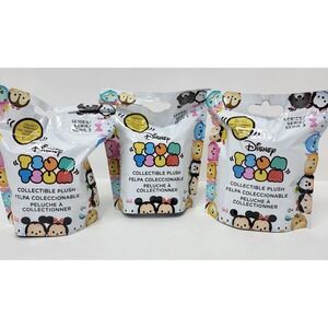 Disney Tsum Tsum Series 3 Mystery Collectible Plush Blind‎ Bags Lot of 3 SEALED